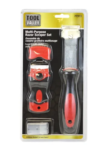 Picture of Multipurpose Razor Scraper Set Pro Tool Black Table